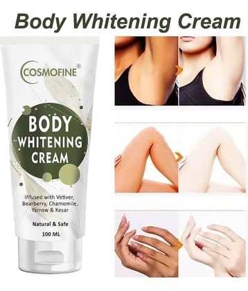 COSMOFINE Body Whitening Cream, Skin Brightening Cream Day Cream All Skin Type Saffron ( 100 ml )