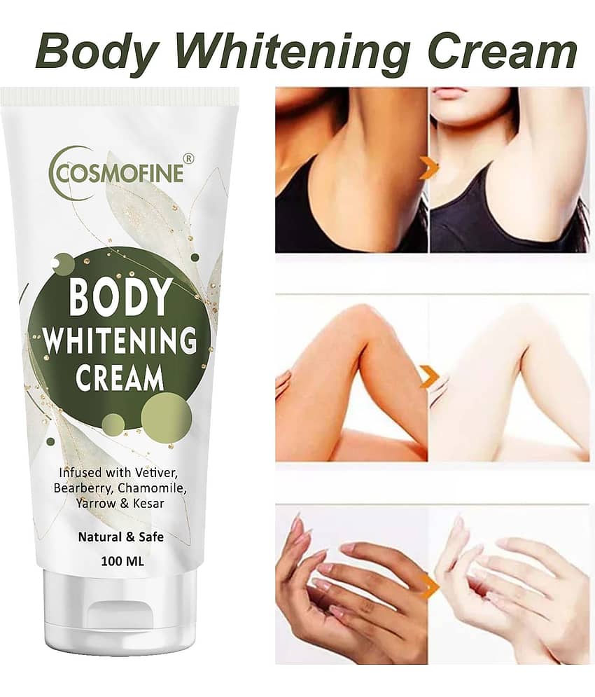 COSMOFINE Body Whitening Cream, Skin Brightening Cream Day Cream All Skin Type Saffron ( 100 ml )