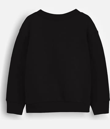 Trampoline Pack of 1 Boys Cotton Blend Sweatshirt ( Black )