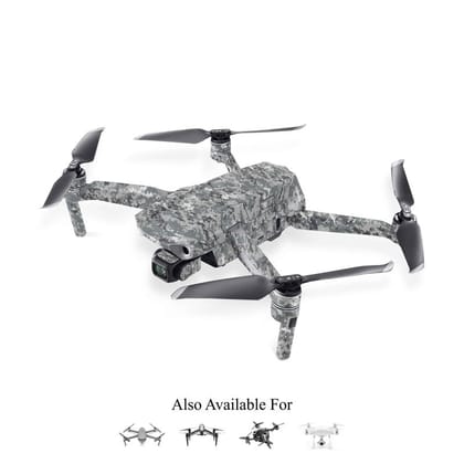 Digi Grey Camo Drone Skin Digi Grey Camo Drone Skin