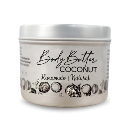 Arthlings Luxurious Coconut Body Butter Intensely Hydrating and Nourishing Moisturizer for Soft, Supple, and Glowing Skin