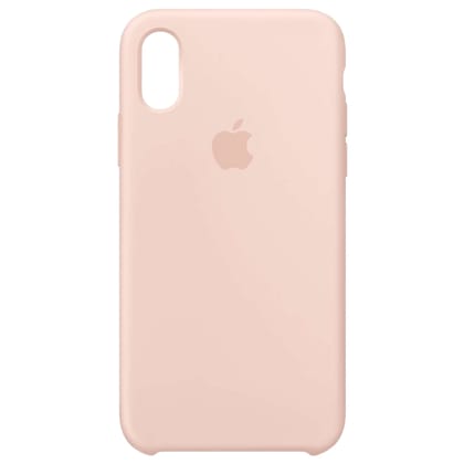 Premium Silicone Cover - Pink Sand-iPhone XS Max