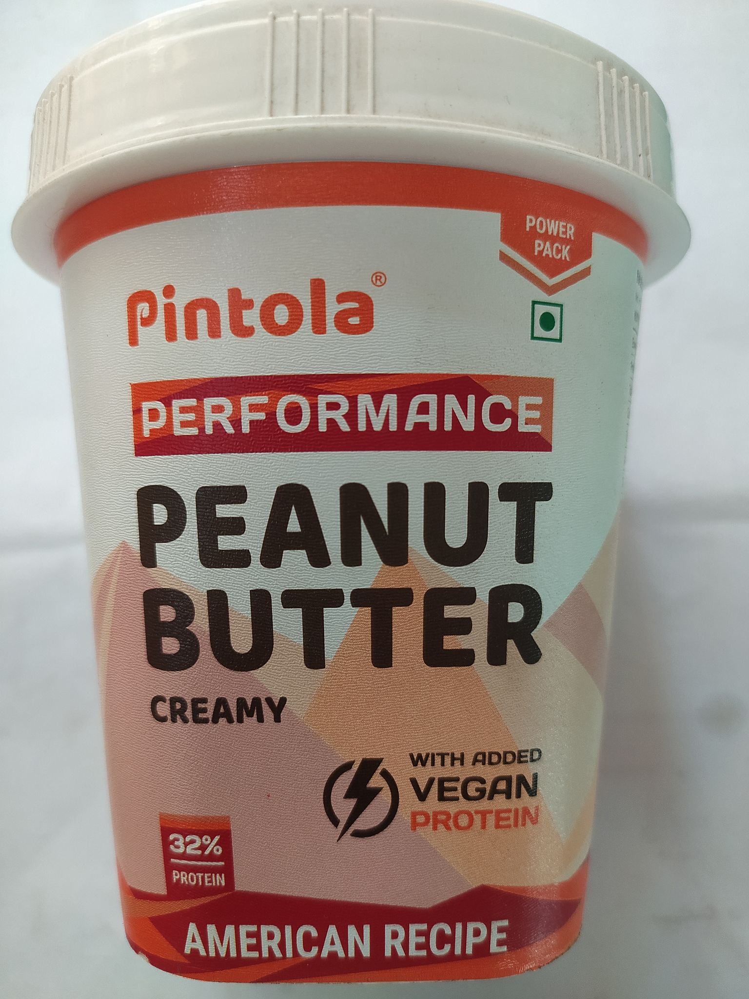 Pintola Performance Peanut Butter Creamy American recipe 