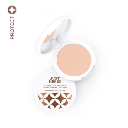 Oil Control Radiance Boost Compact Powder with Sandalwood & Rice Starch Oil Control Radiance Boost Compact Powder with Sandalwood & Rice Starch - 01-Porcelain