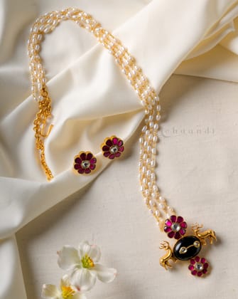 Gold Polish Silver Necklace CHN1543