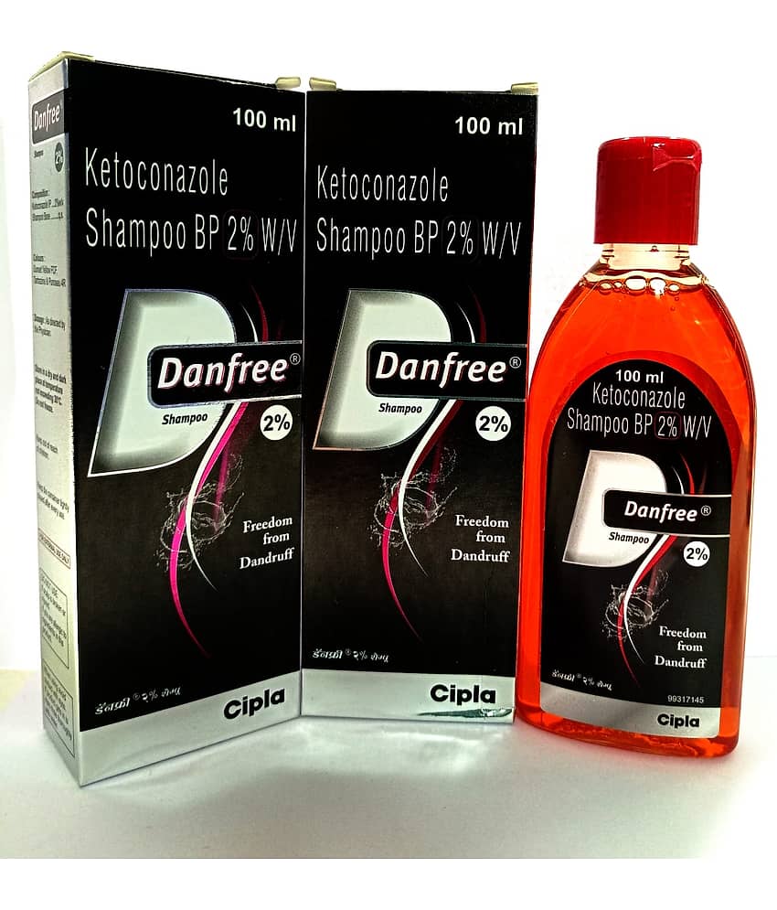 DANFREE 2% ANTIDANDRUFF SHAMPOO ( PACK OF 2) Baby Shampoo 100 ml ( 2 pcs )
