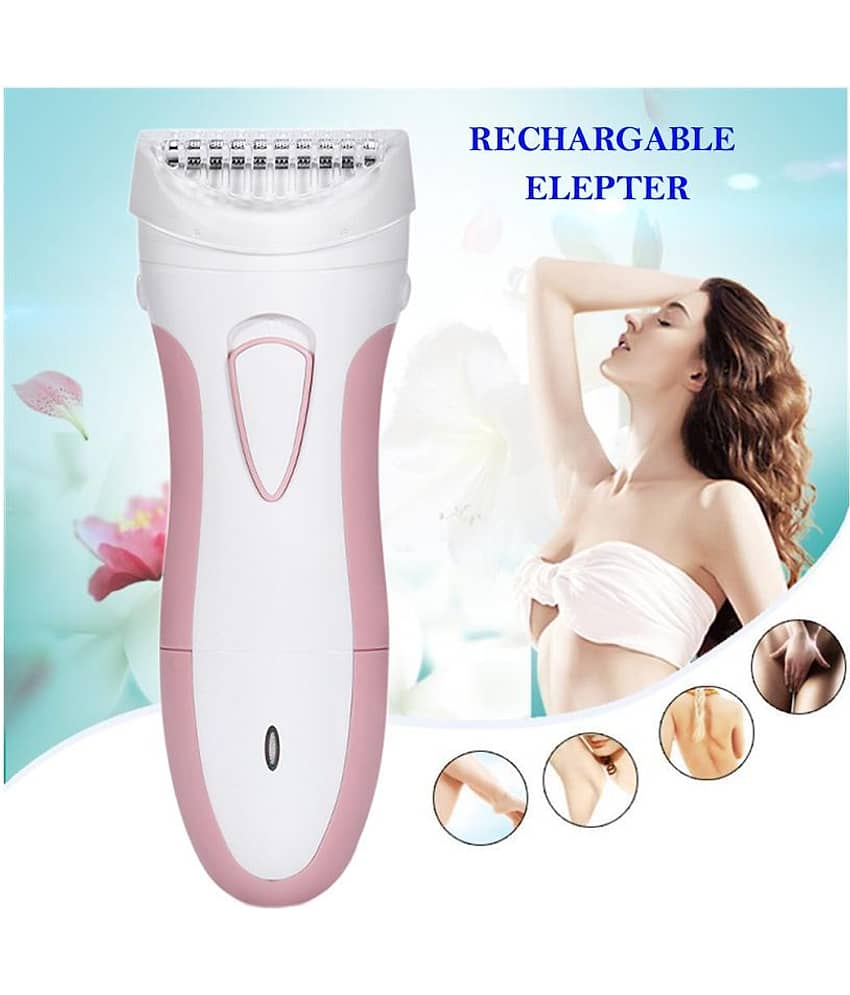 Waterproof Cordless Rechargeable Lady`s Shaver Epilator And Hair Remover Multi C Multi Casual Combo