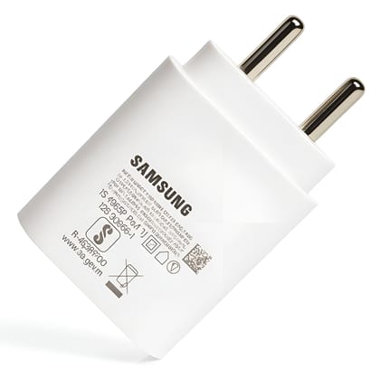 Samsung 25W USB-C Super Fast Adapter (White) | for Galaxy S25,S24, S22/Plus/Ultra/FE/Edge, S24fe/Z Fold/Flip 7/6/A/M/F/06/36/16/17/35/07,56/55/26/05/15/14/06/5G/4G,Tab/A9/A8/A7/S10/S9/S8, 25 w Charger Samsung 25W USB-C Super Fast Adapter (White) | for Galaxy S25,S24, S22/Plus/Ultra/FE/Edge, S24fe/Z Fold/Flip 7/6/A/M/F/06/36/16/17/35/07,56/55/26/05/15/14/06/5G/4G,Tab/A9/A8/A7/S10/S9/S8, 25 w Charger
