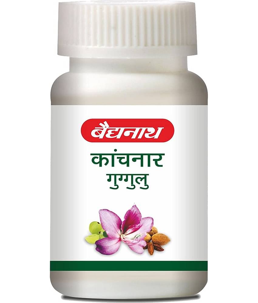 Baidyanath Kanchnar Guggulu Tablets Helpful in Hormonal imbalance, Joint Pains & Eliminate Toxins 120No.s (Pack of 1)