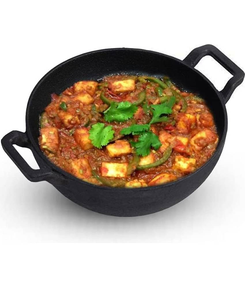 The Indus Valley - Iron Non coated Shallow Kadhai 4 mm ( 2 ) L