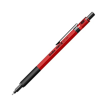 Scrikss | Matri-X | Mechanical Pencil | Matt Red-0.7mm