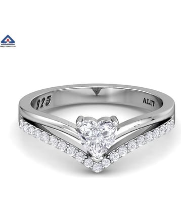 ALITJEWELLERY - Silver Rings ( Pack of 1 )