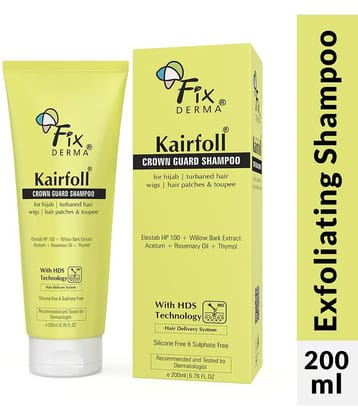 Fixderma Kairfoll Crown Guard for Hijab,Turbaned Hair & Wigs,Growth Shampoo 200 ml, (Pack of 1)
