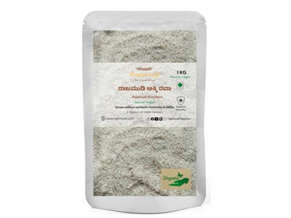 Rajamudi Organics Organic Rajamudi Rice Rava  - 1 Kilogram