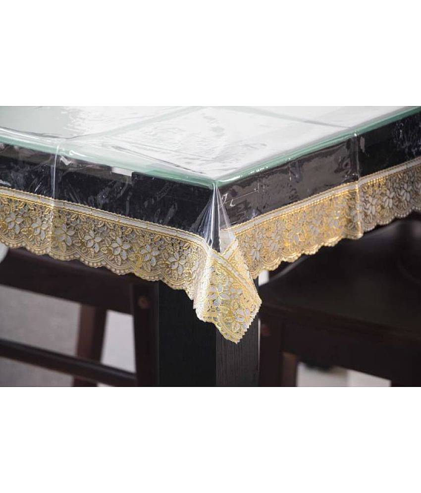 Casa Furnishing 6 Seater Transparent PVC Single Table Covers