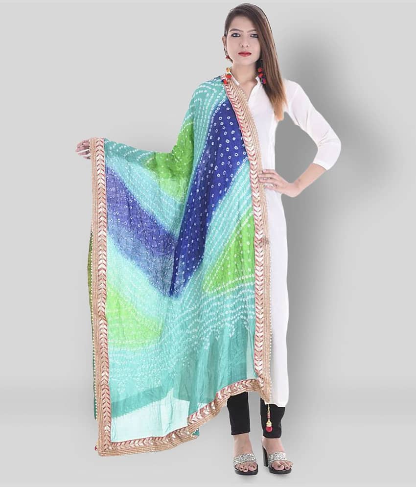 Apratim Multicoloured Art Silk Bandhej Dupatta