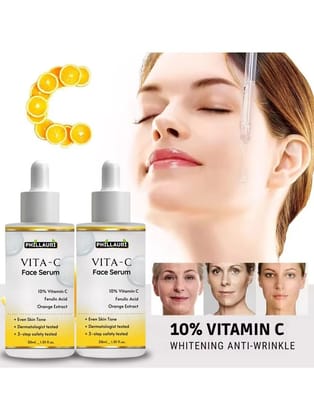 Phillauri Face Serum Vitamin C Deep Nourishment For All Skin Type ( Pack of 2 )