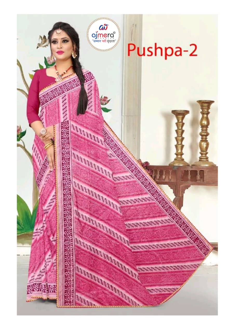 GPT Pushpa 2 Saree with Unstitched Blouse