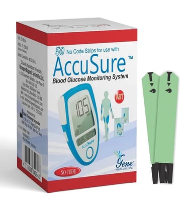 Accusure 50 Test Strips(Pack of 1X50)