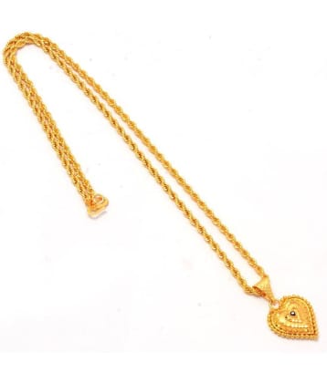 Jewar Mandi - Golden Pendant ( Pack of 1 )