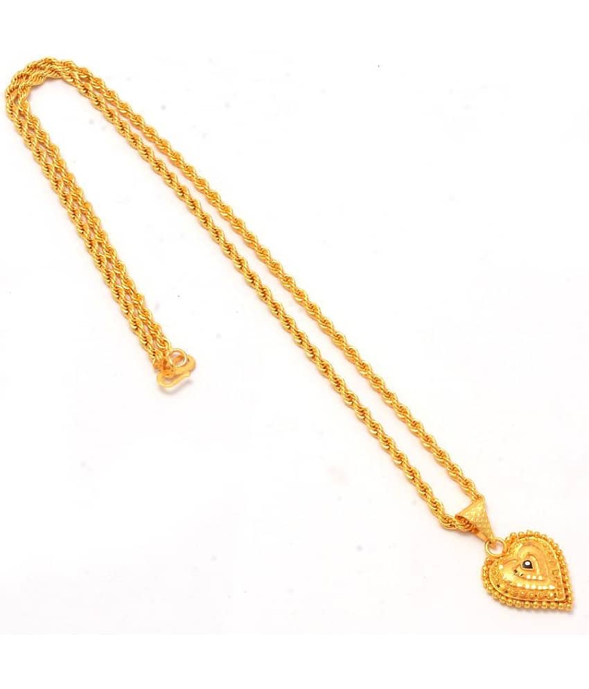Jewar Mandi - Golden Pendant ( Pack of 1 )