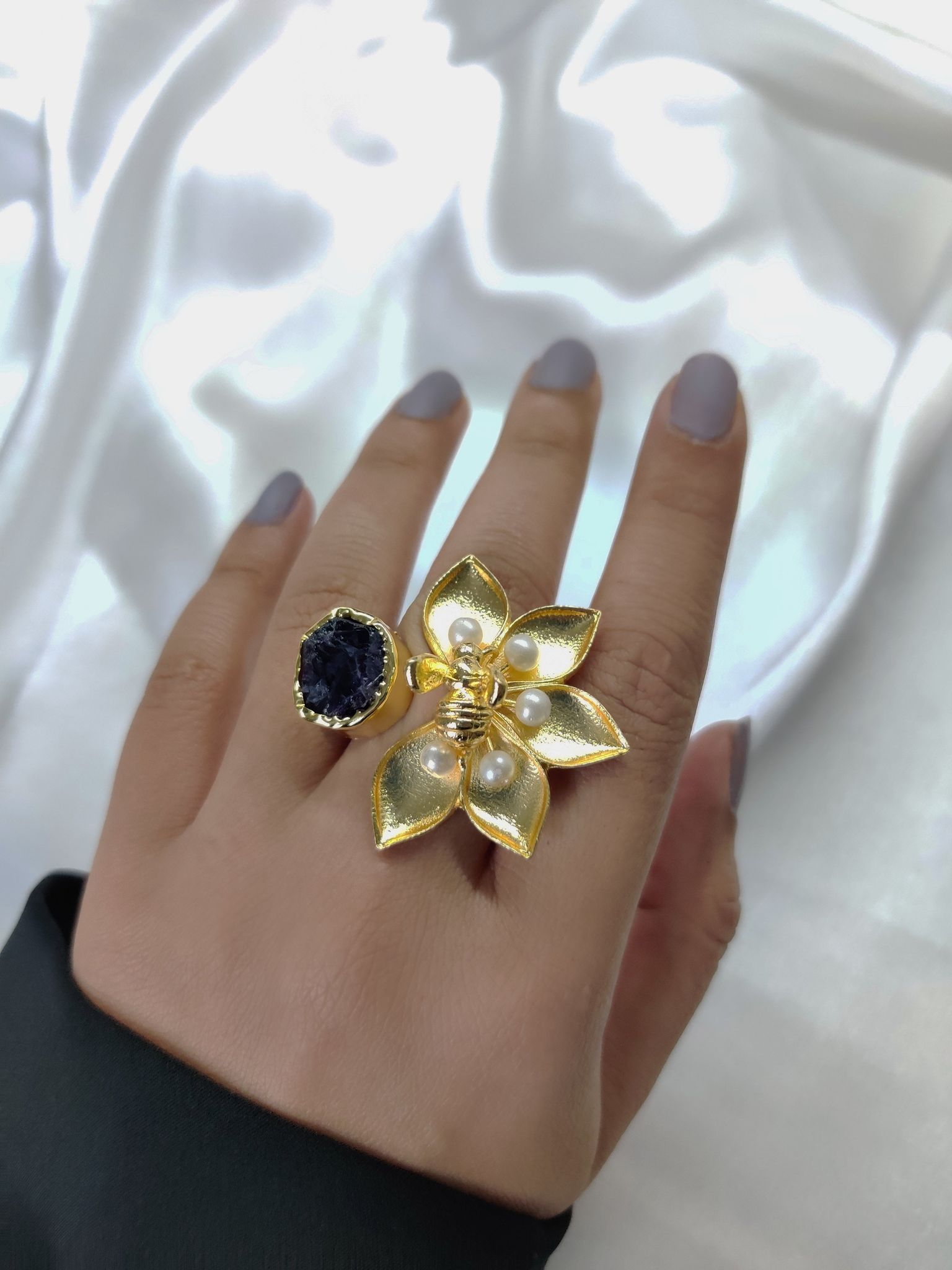 Gina Bee Ring, Toumaline-adjustable