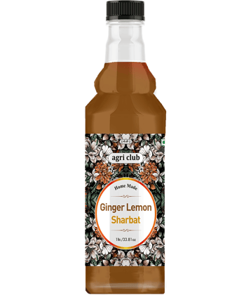 AGRI CLUB Ginger Lemon Sharbat 1 L