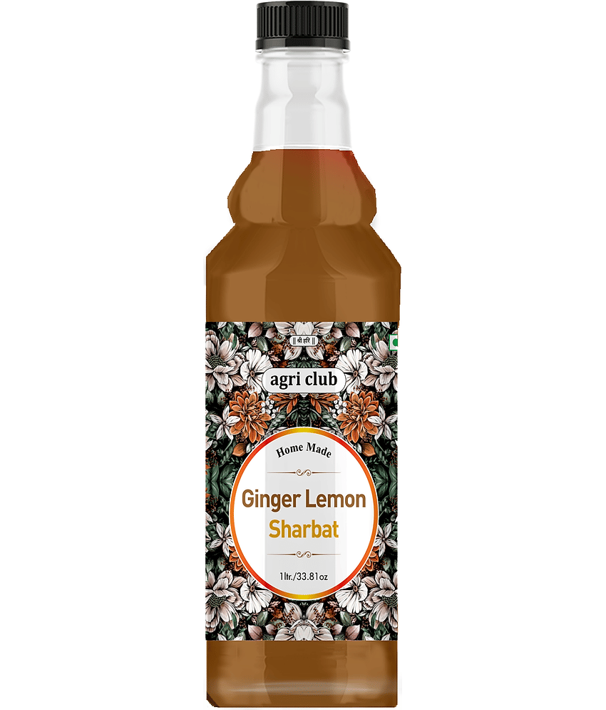 AGRI CLUB Ginger Lemon Sharbat 1 L