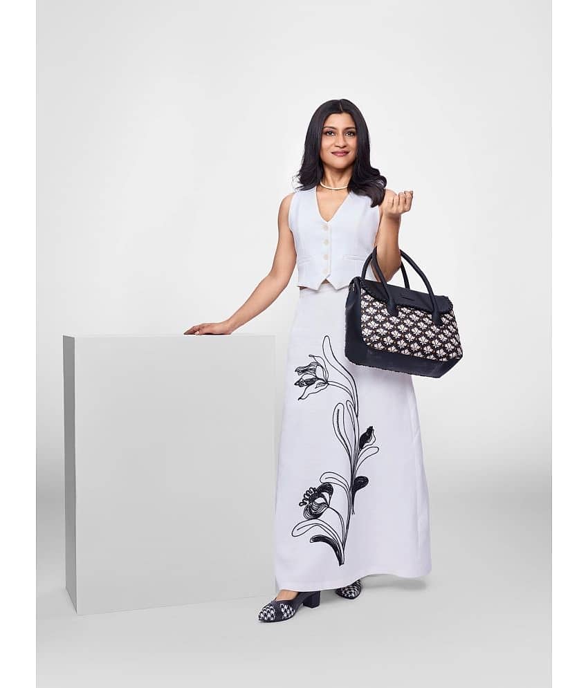 Zouk Sling Bag Jute Set of 1 ( Multicolor )