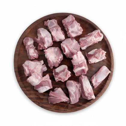 Fresh Cut Goat Meat - 1 kg - One pack of cut goat meat