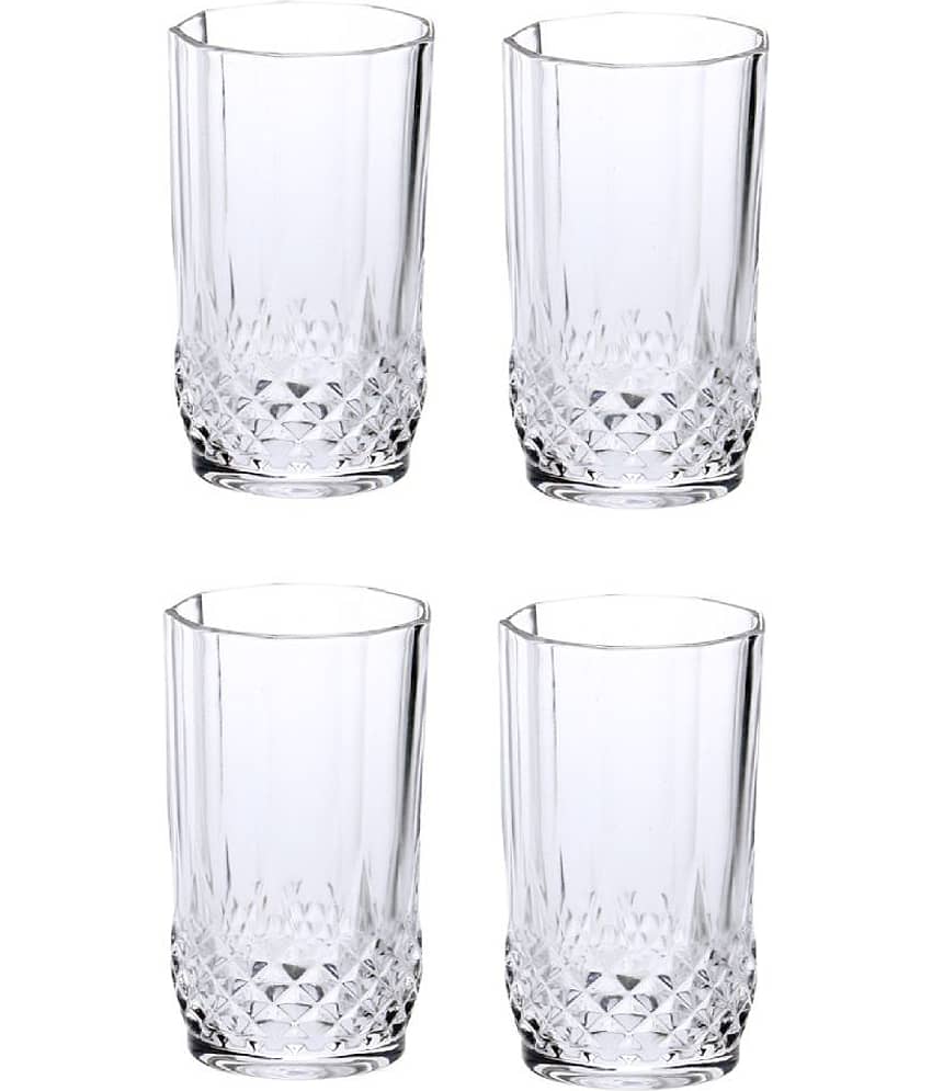 Somil Water/Juice  Glasses Set,  200 ML - (Pack Of 4)