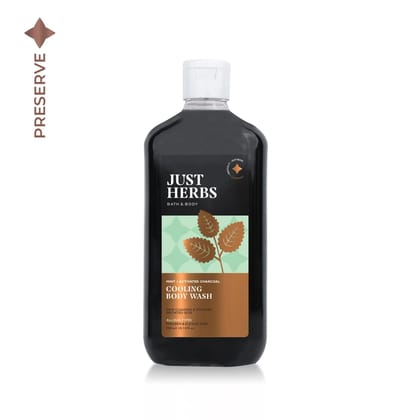 Mint Cooling Body Wash with Activated Charcoal Mint Cooling Body Wash with Activated Charcoal - 300 ml