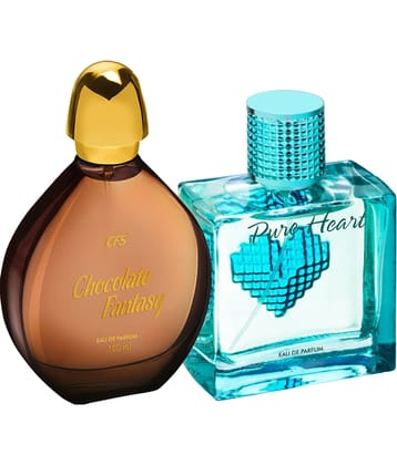 CFS Chocolate Fantasy & Pure Heart Blue EDP Long Lasting Perfume