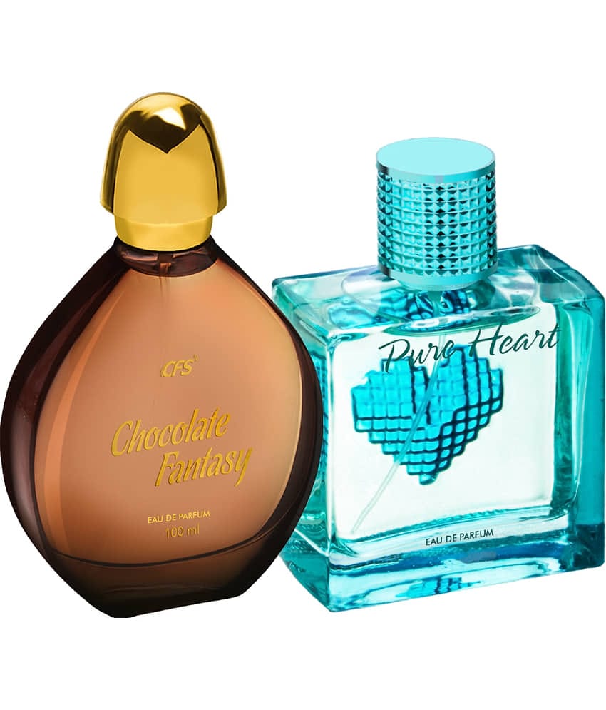CFS Chocolate Fantasy & Pure Heart Blue EDP Long Lasting Perfume