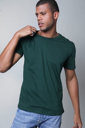 Emerald Green- Short sleeve t-shirt-XS