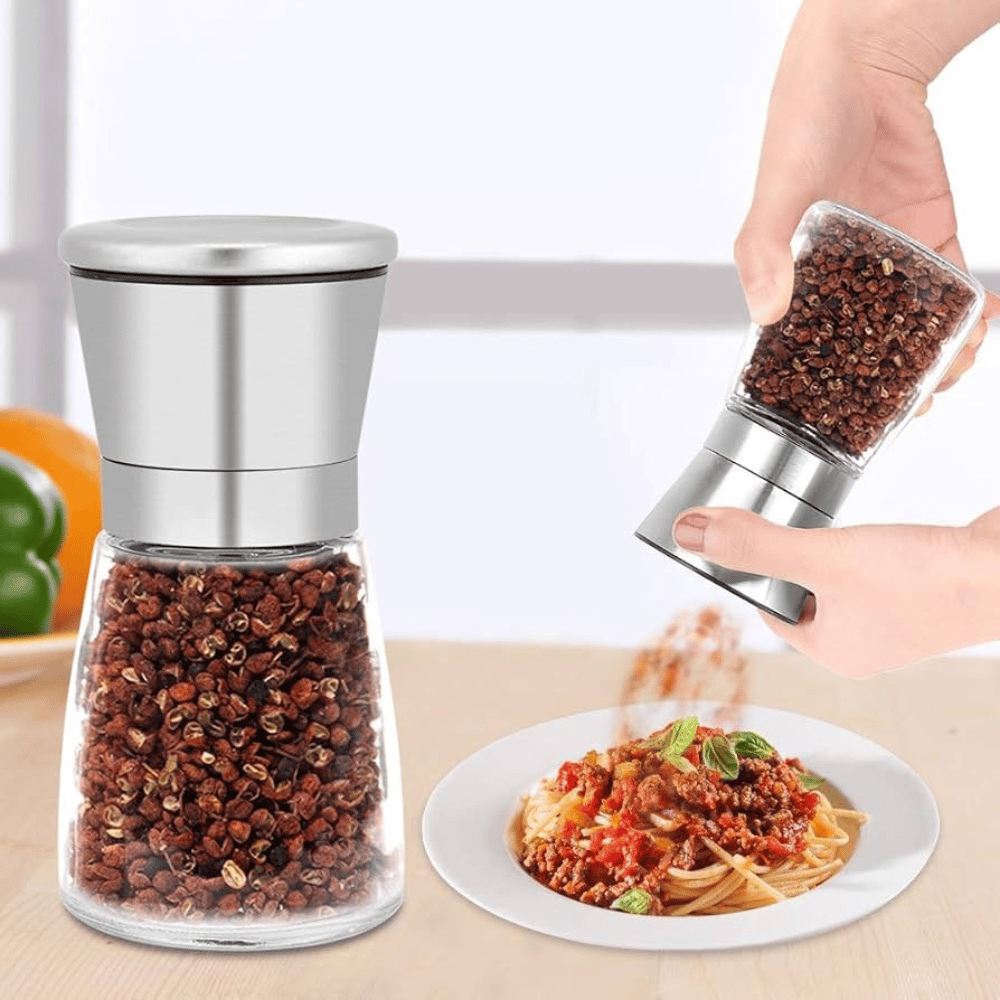 MINI PEPPER MILL SILVER