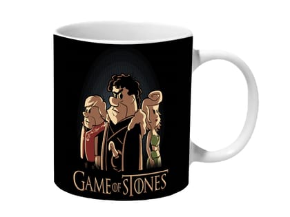 Multicolor Game Of Stones Ceramic Mug