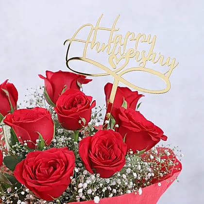 Love Red Rose Affection For Valentine's Day Gift