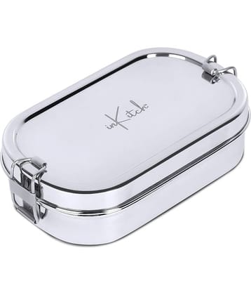 inKitch Tiffin Box with Small Box Stainless Steel Lunch Box 1 - Container ( Pack of 1 )