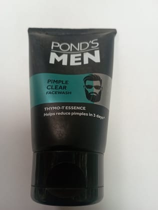Pond's Men Pimple Clear Facewash Thymo-t essence Helps reduce pimples in 3 days 