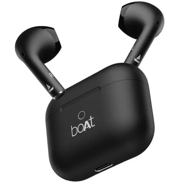 boAt Airdopes Ace TWS in Ear Earbuds with 35 HRS Playback, 13mm Drivers, Dual Mics ENx & Beast Mode(Active Black)