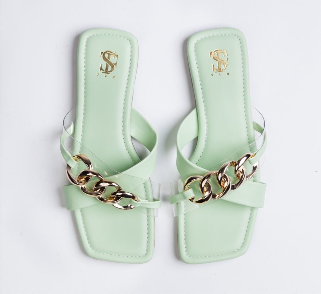 Alexis Cross Chained flats-35