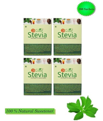 So Sweet Natural sweetener Sugar Substitute Powder 200 g Pack of 4