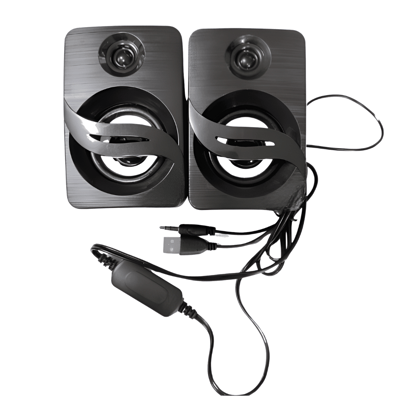 USB 2.0 Multimedia Mini Speakers for Laptop/Desktop (Black) USB 2.0 Multimedia Mini Speakers for Laptop/Desktop (Black)