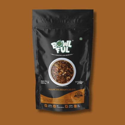 Bowlful Manchurian Gravy - 50g Net, Bold Indo-Chinese Spicy Sauce