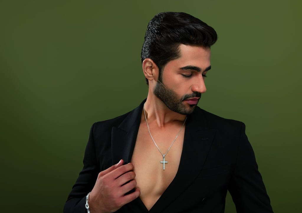 Iced Out Cross Pendant