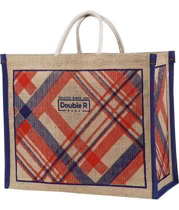 Double R Bags - Red Jute Shopping Bag
