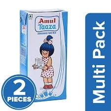 Amul Taaza Toned Milk 200 MILLI_LITRE