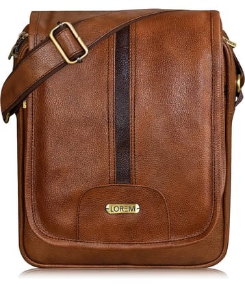 Lorem Orange Messenger Bag