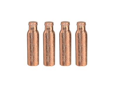 Imago Hammered Copper Bottle 1L (Pack of 4)